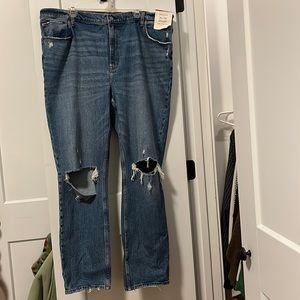 The 90’s straight ultra high rise Abercrombie & Fitch Jeans 20 LONG